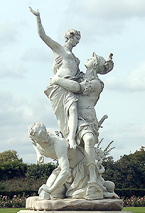 Statue of The Rape of the Sabine in the French Garden September 2011